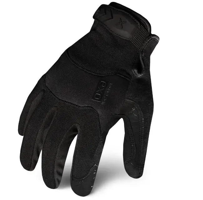 Velcro strap gloves