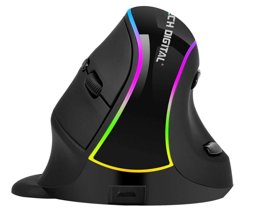 J-Tech wireless less mouse for users with carpal tunnel syndrome