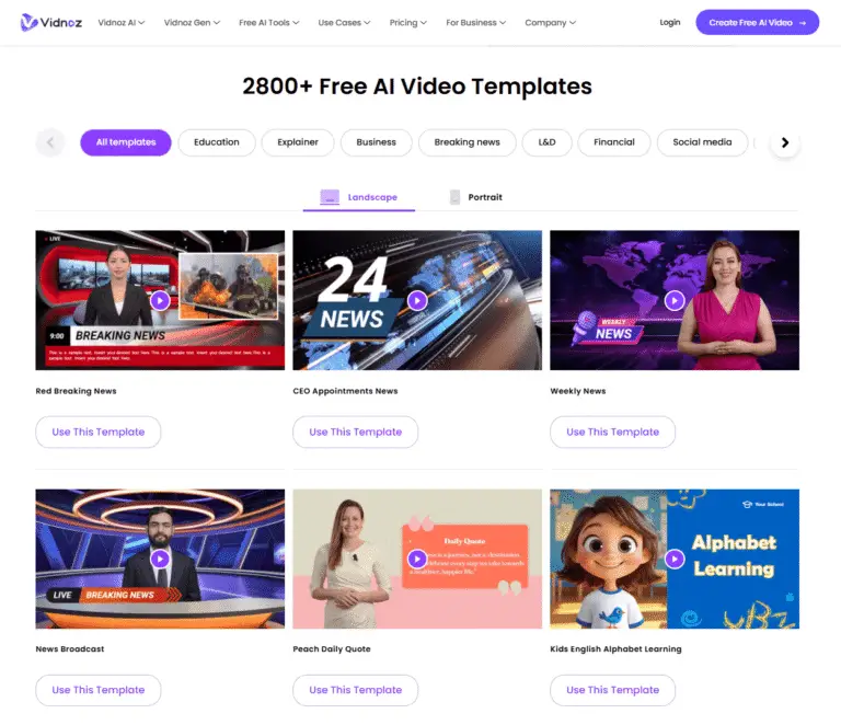Vidnoz AI music video generator